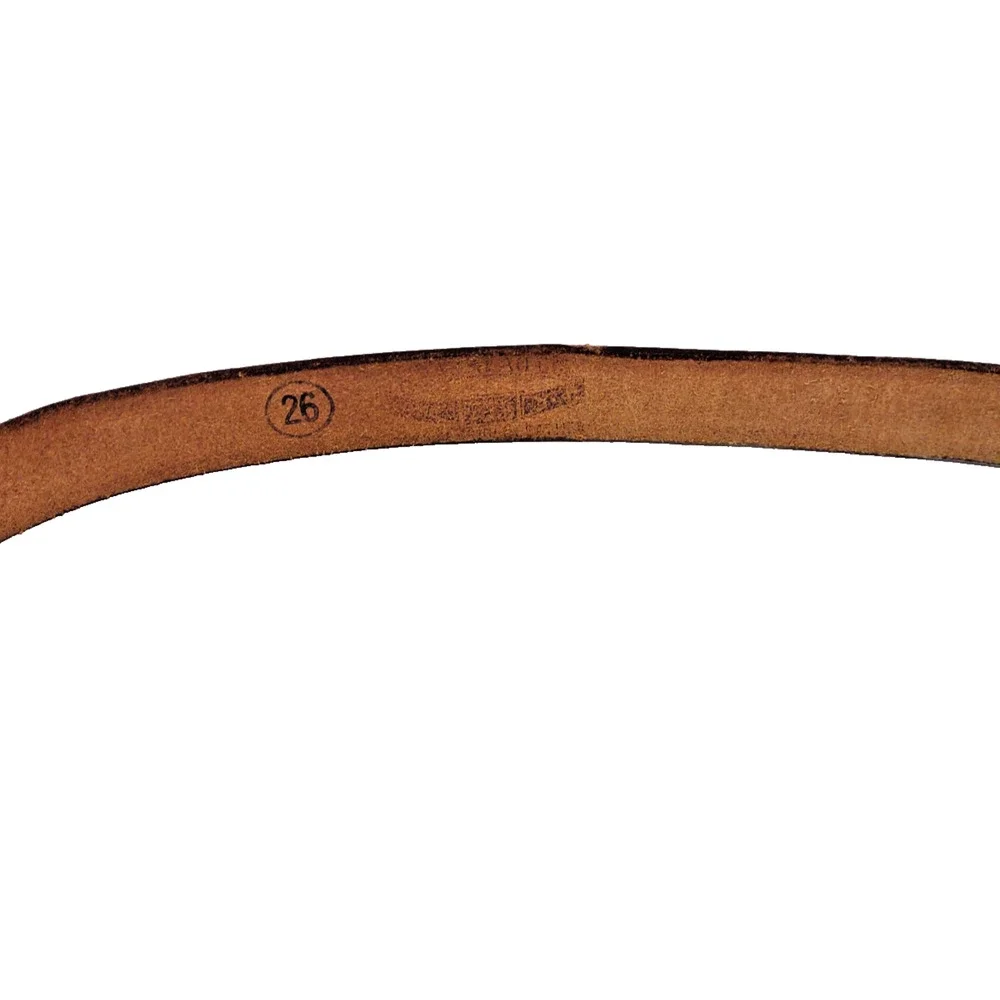 Vintage Rare Ritzville Rodeo Cowboy Leather Belt 26